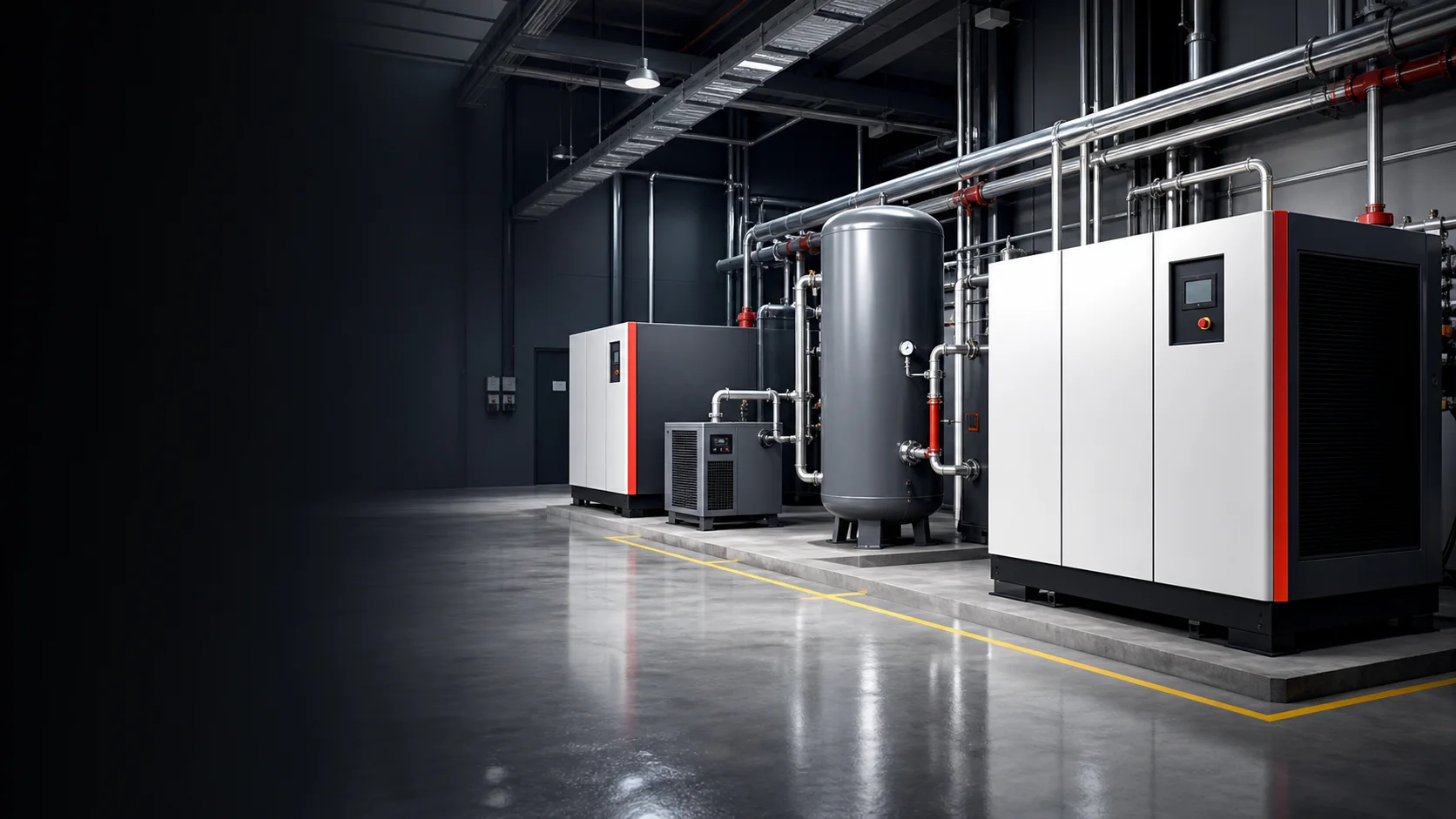 Premium industrial compressed air system